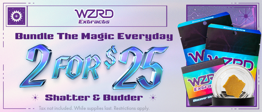 2-for-$25 WZRD Extracts