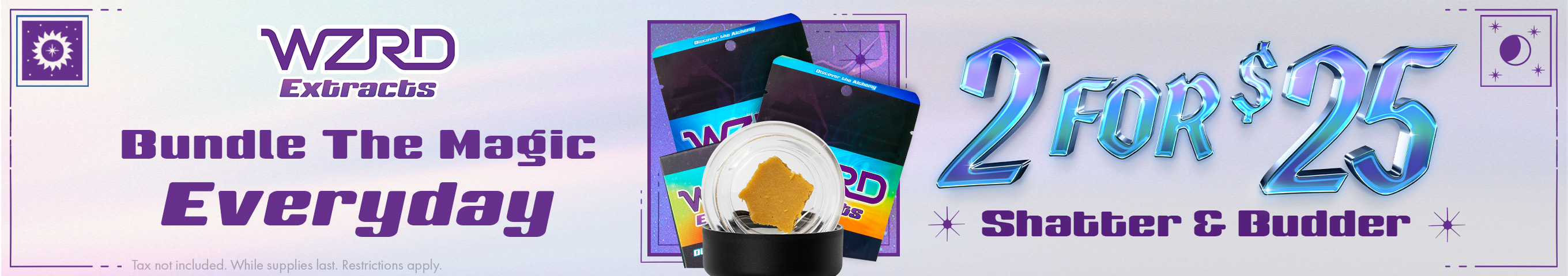 2-for-$25 WZRD Extracts