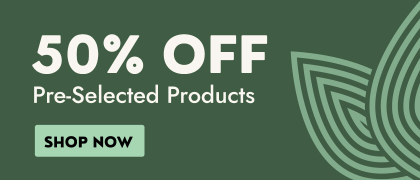 50% Off Exclusive Savings