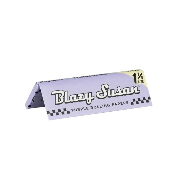 Blazy Susan Purple 1 1/4 inch Rolling Papers Booklet