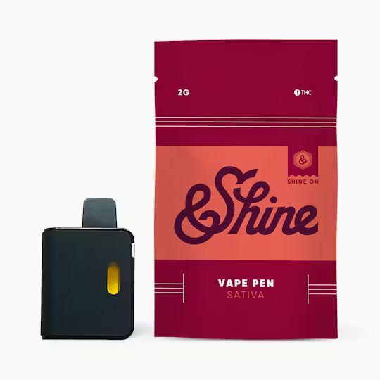 &Shine Super Sour Diesel All-In-One Vape, 2.0g All-in-One