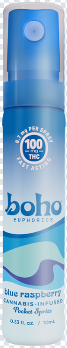 Blue Raspberry | 100mg Infused Pocket Spritz BOHO Euphorics