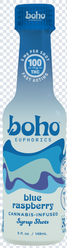 Blue Raspberry | 100mg 5oz Infused Syrup Shot BOHO Euphorics