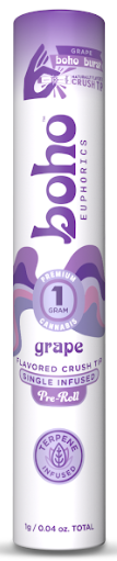 BOHO Burst Grape | 1g Single Infused Pre-Roll