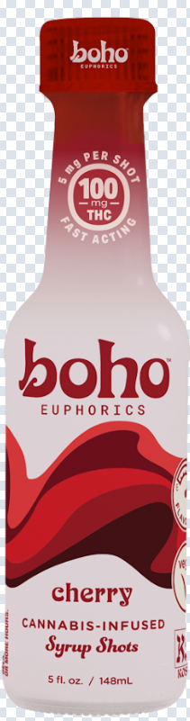 Cherry | 100mg 5oz Syrup Shot BOHO Euphorics