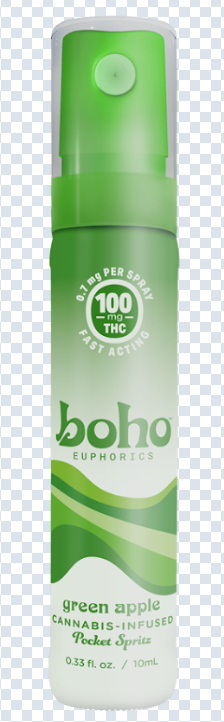 Green Apple | 100mg Pocket Spritz  BOHO Euphorics