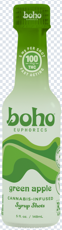 Green Apple | 100mg 5oz Syrup Shot BOHO Euphorics
