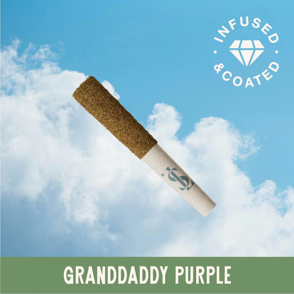 Swift Lifts Short Lifts Infused & Coated Granddaddy Purple Infused Pre-Roll Multipack, 2.5g, 5pk - image 2