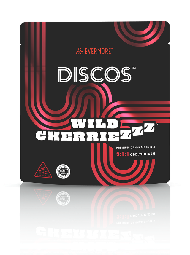 Discos Wild Cherriezzz 5:4:1 CBD:THC:CBN Evermore Cannabis Company Discos Wild Cherriezzz 5:4:1 CBD:THC:CBN Evermore Cannabis Company