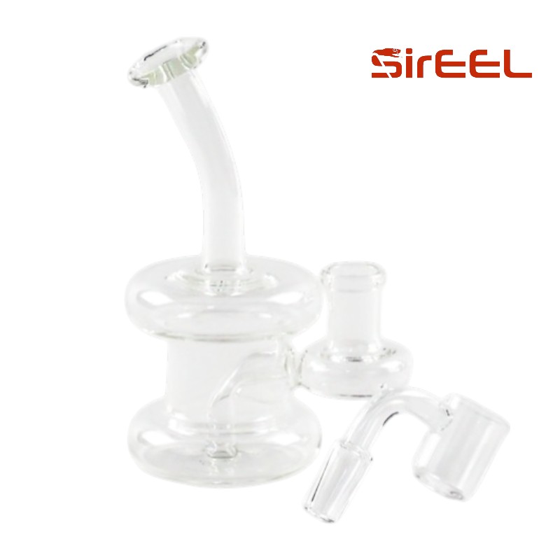 6 Bent Neck Clear Hanger
