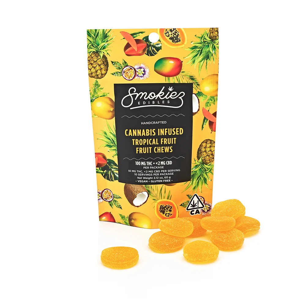 Sweet Tropical Fruit 1:1 CBD Smokiez
