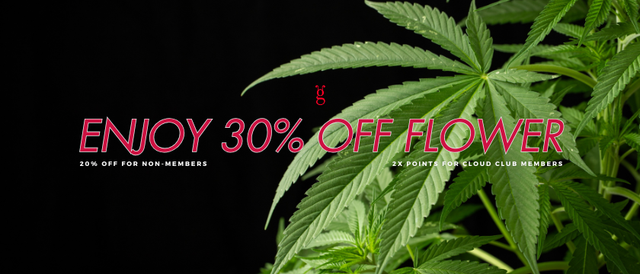 Cannabis Promo, Cannabis Sales, Cannabis Discounts, Cannabis on Sale, 20% Off Flower