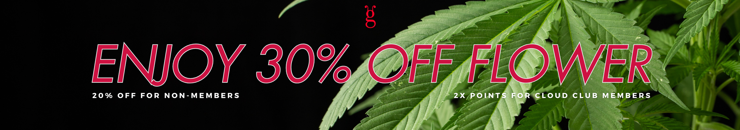 Cannabis Promo, Cannabis Sales, Cannabis Discounts, Cannabis on Sale, 20% Off Flower