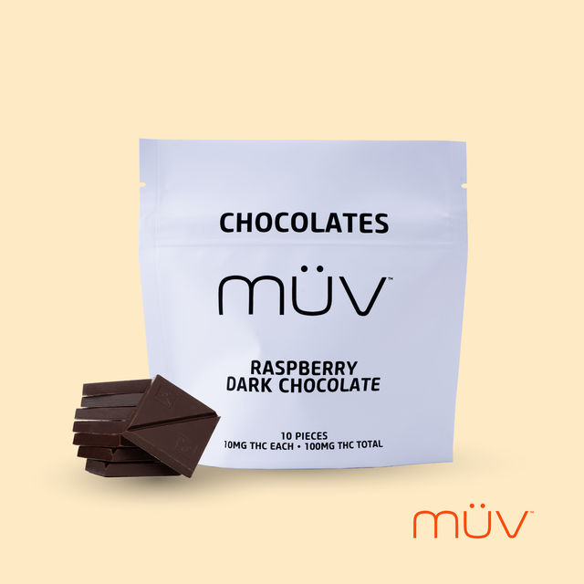 Raspberry Dark Chocolates MÜV Raspberry Dark Chocolates MÜV