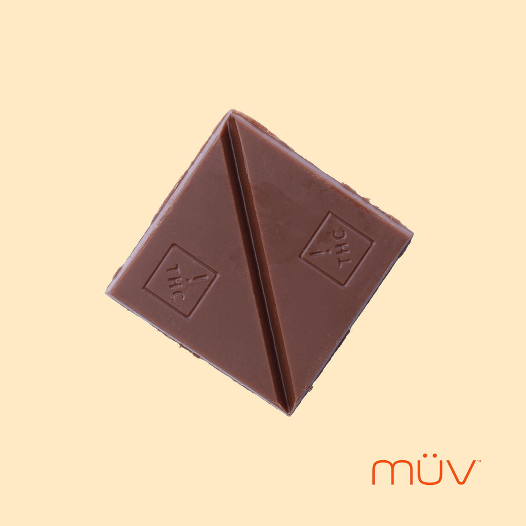 MÜV Sugar-Free Milk Chocolates Chocolates Edible, 100mg, 10-Pack - image 2