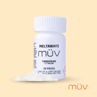 Tangerine 1:1 CBD:THC Meltaways MÜV