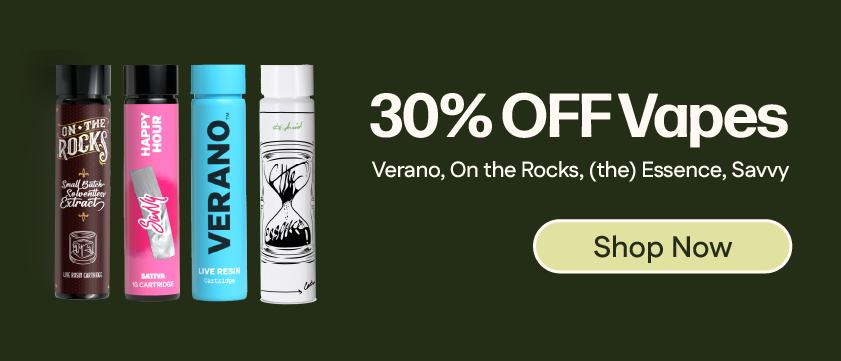 30% OFF Verano, On the Rocks, (the) Essence & Savvy Vapes