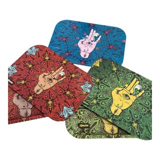 Metal Rolling Tray w/ Magnetic Cover Bisa Lina