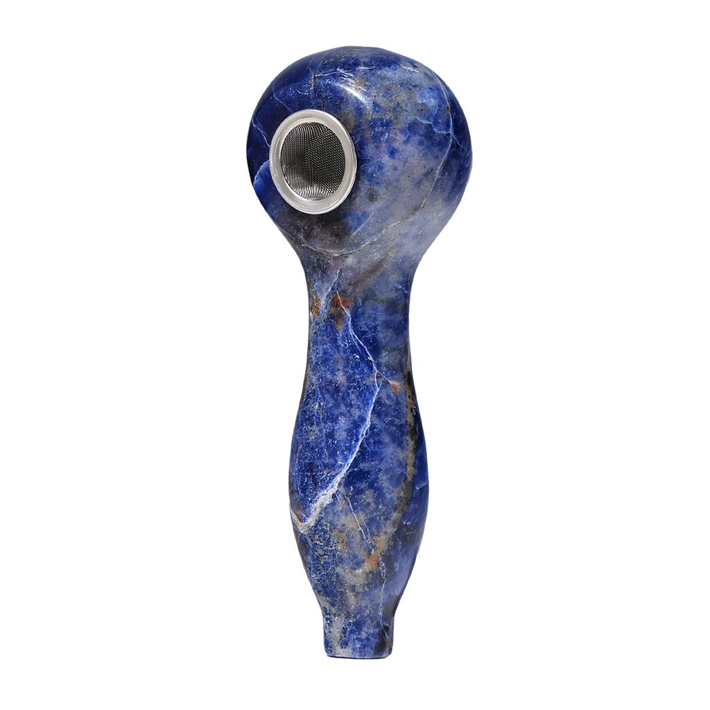 Astral Project Gemstone Spoon Pipe Blue Sodalite