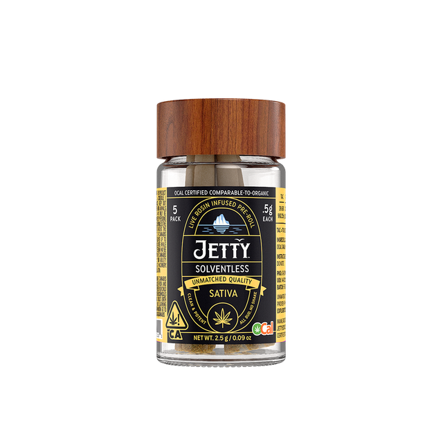 Sour Strawberry x Tropicana Cookies Solventless 5-Pack Jetty Extracts