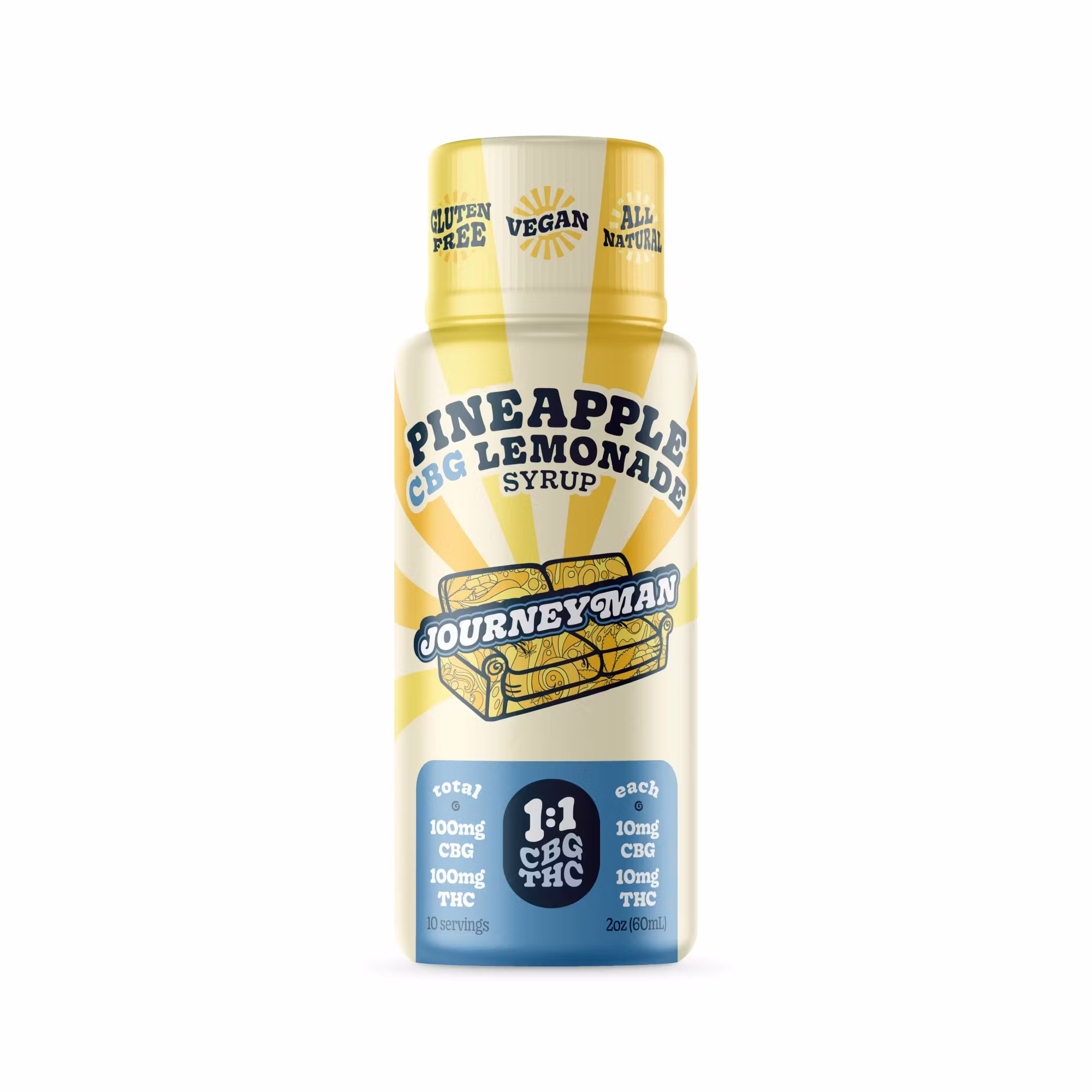 Journeyman Pineapple Lemonade Beverage 100mg
