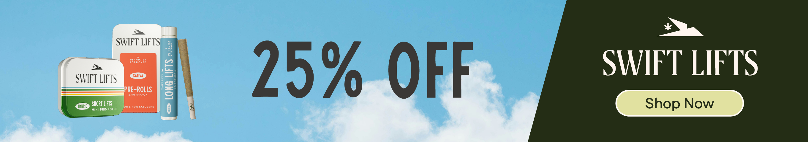 25% OFF Swift Lifts