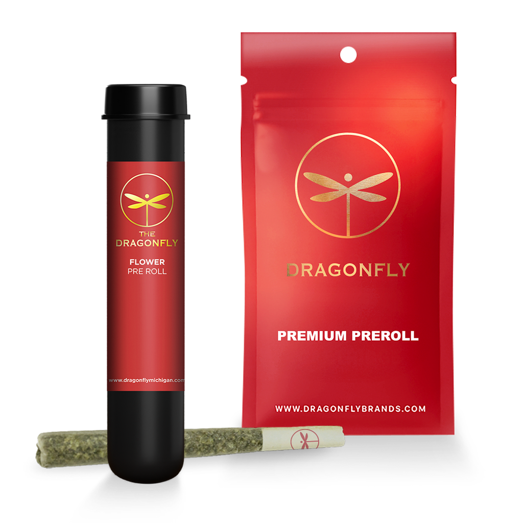 Dragonfly Sour Garlic Margie Pre-Rolls Single, 1g, 1pk