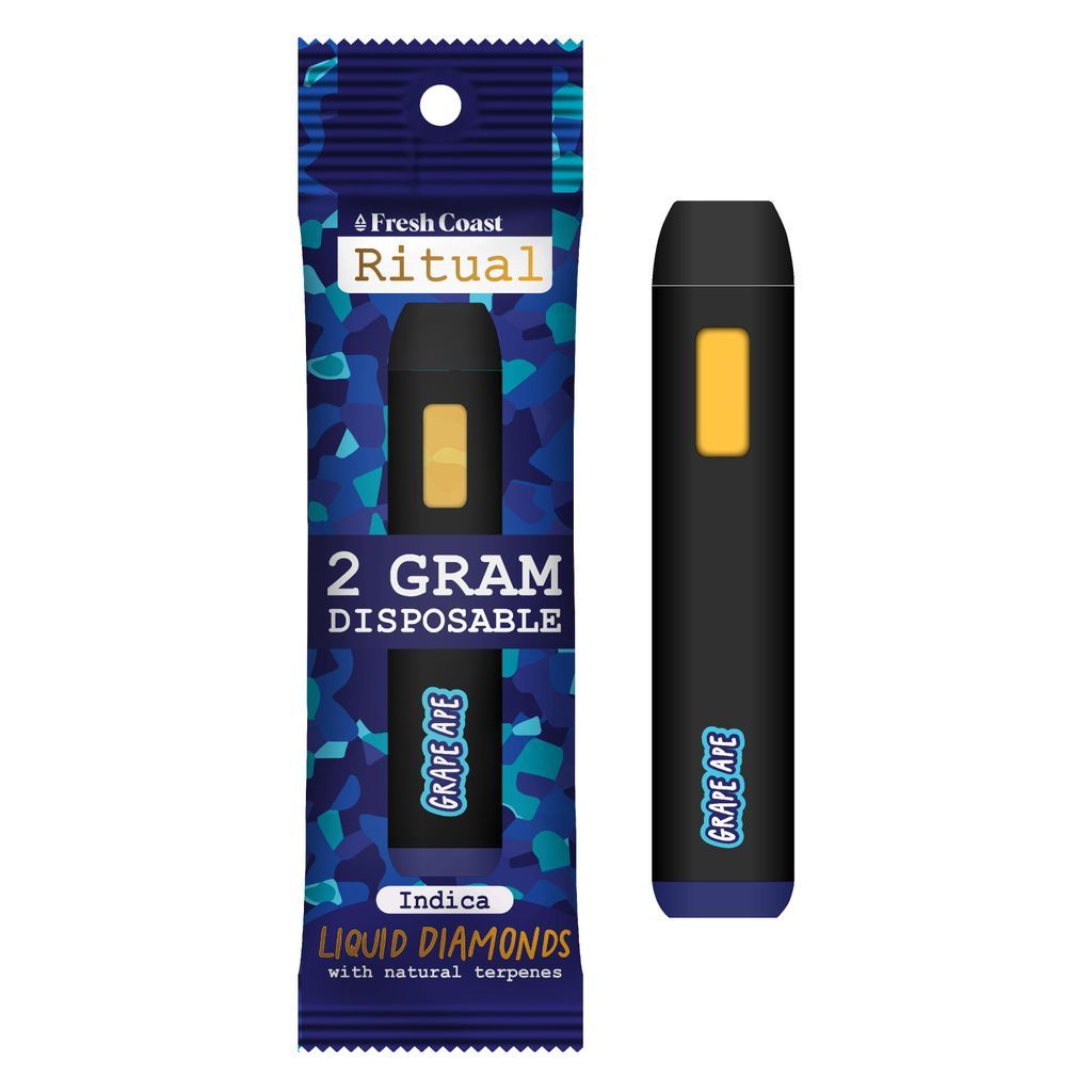 Ritual Grape Ape Liquid Diamonds All-In-One Vape, 2g