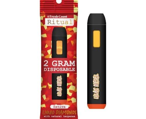 Ritual Lilac Diesel Liquid Diamonds All-In-One Vape, 2g