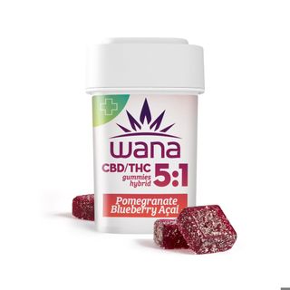 Pomegranate Blueberry Acai 5:1 CBD:THC Gummy product