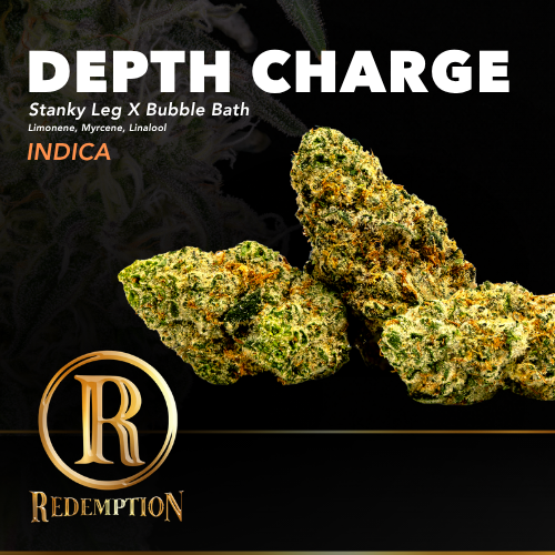 Redemption Cannabis Depth Charge Deli Style Flower, 1g