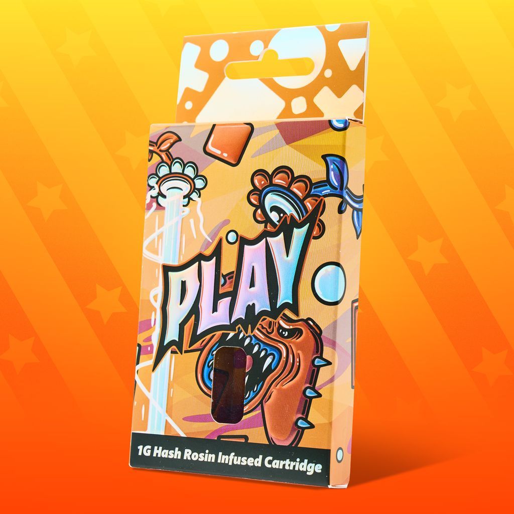 Play Superboof Live Rosin Cartridge Vape, 1g