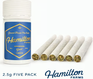 Panama Red | 2.5g 5Pk Pre-Rolls Hamilton Farms