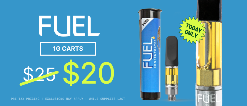 Discounts and Best Deals for cannabis products online | $20 Fuel 1G Vapes -  TODAY ONLY! | College Ave Recreational | Fort Collins | Colorado