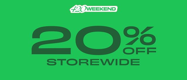 Cannabis Promo, Cannabis Sales, Cannabis Discounts, Cannabis on Sale, 20% Off the Rest of the Store