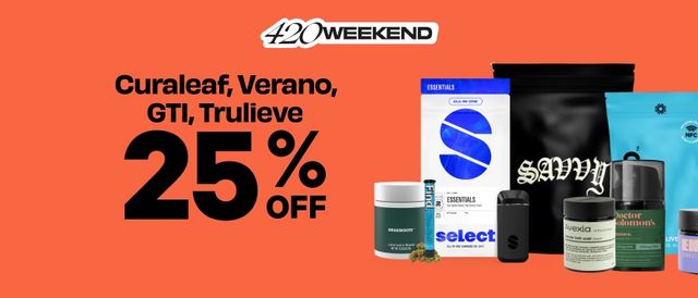 Cannabis Promo, Cannabis Sales, Cannabis Discounts, Cannabis on Sale, 25% Off Featured Brands