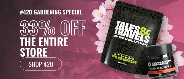 Cannabis Promo, Cannabis Sales, Cannabis Discounts, Cannabis on Sale, 33% Off the Entire Store