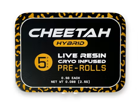 Super Boof  Infused PreRolls Cheetah