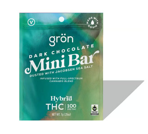 Dark Chocolate Dusted with Jacobsen Sea Salt Grön