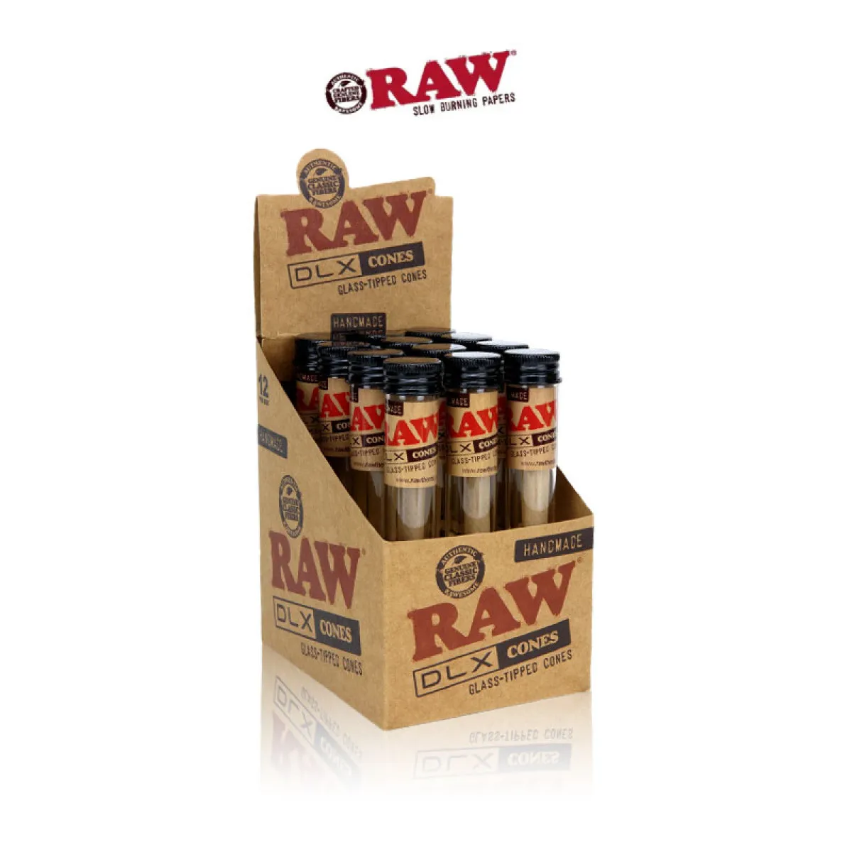 DLX Handmade Glass tipped rolls