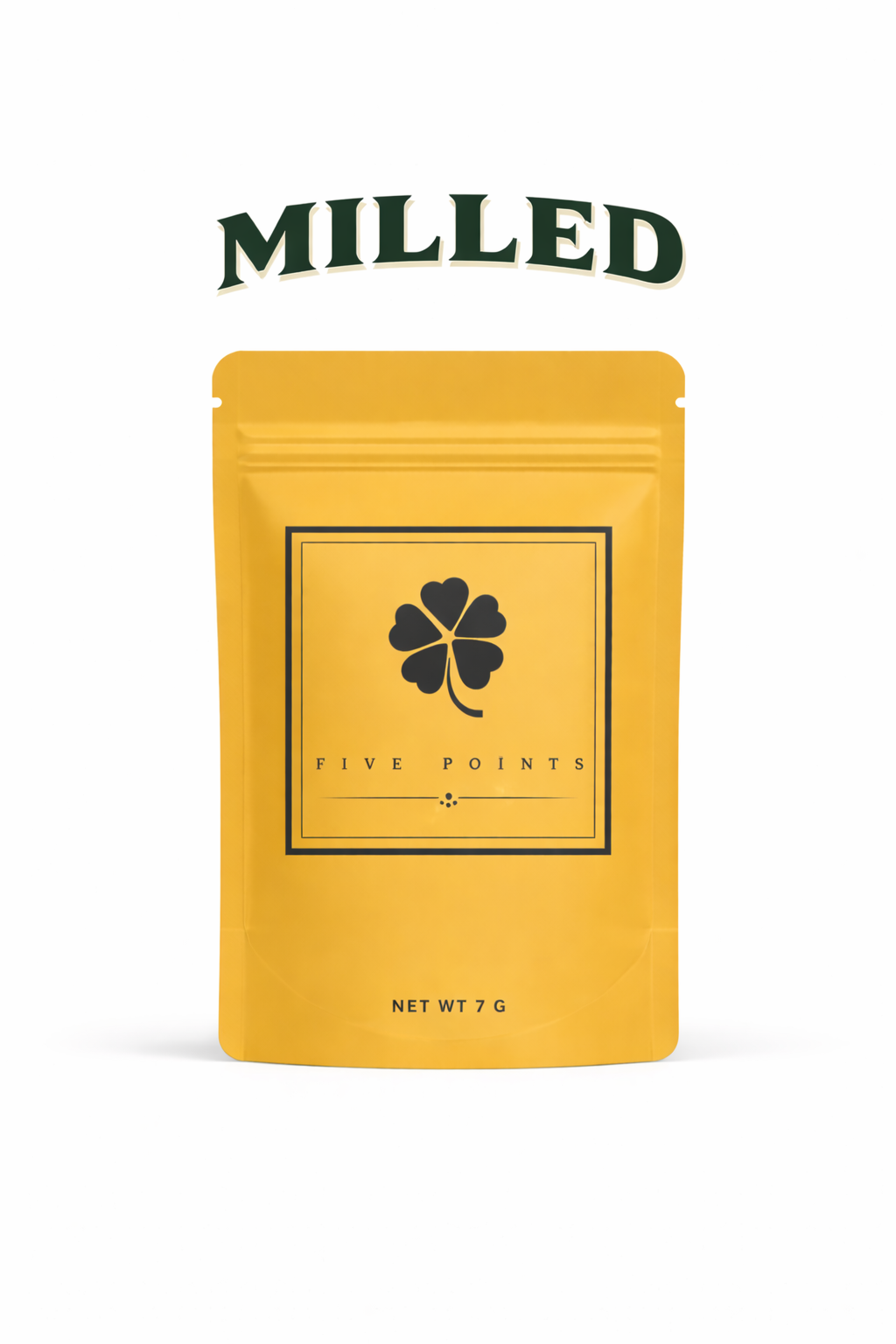 Five Points Farms Milled | Kief Infused Flower | Cheddar Cheese 7g