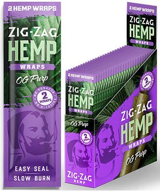Zig Zag Hemp Wraps | OG Purp 2ct High Mountain Imports