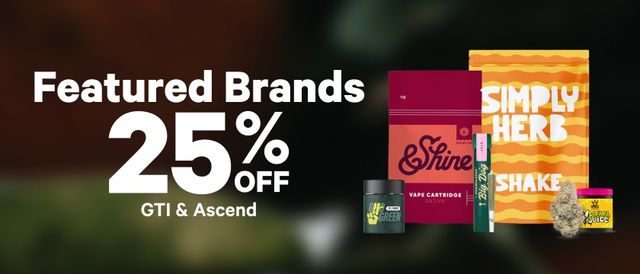 Cannabis Promo, Cannabis Sales, Cannabis Discounts, Cannabis on Sale, 25% Off Featured Brands