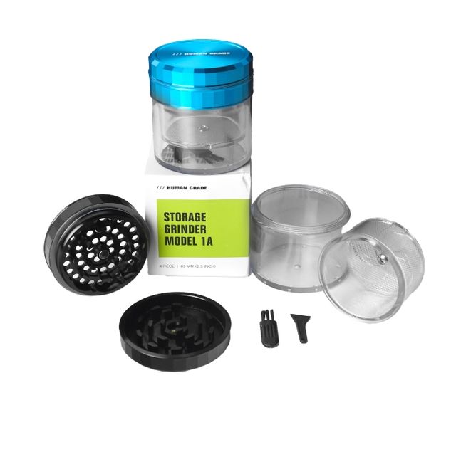 1A Storage Grinder 2.5" - Black  Human Grade