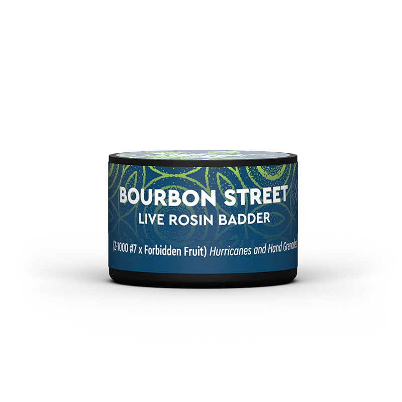 Green Dot Labs Bourbon Street Badder Live Rosin Concentrate, 1g