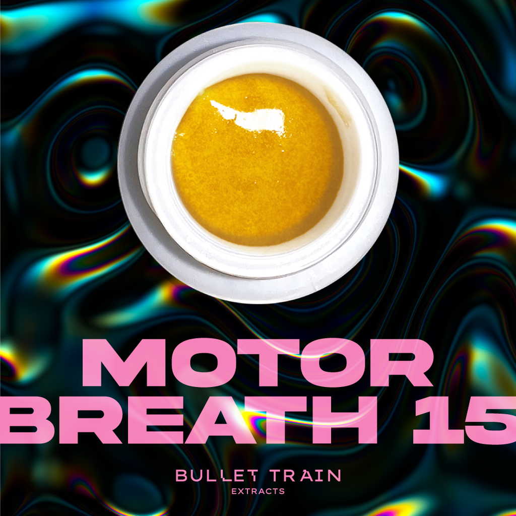 Bullet Train Motorbreath 15 Badder Live Resin Concentrate, 1g