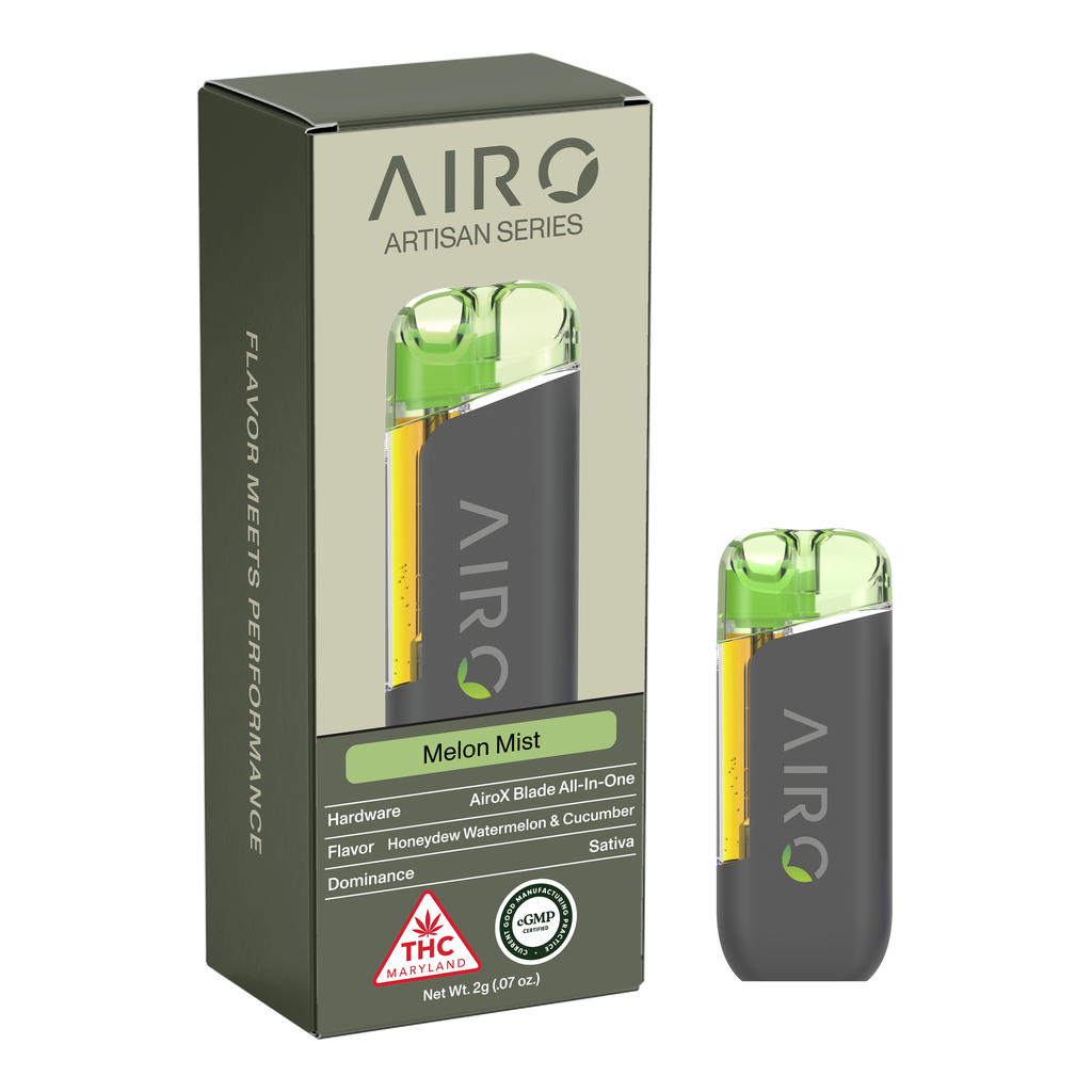 AiroPro Melon Mist All-In-One Vape, 2.0g All-in-One