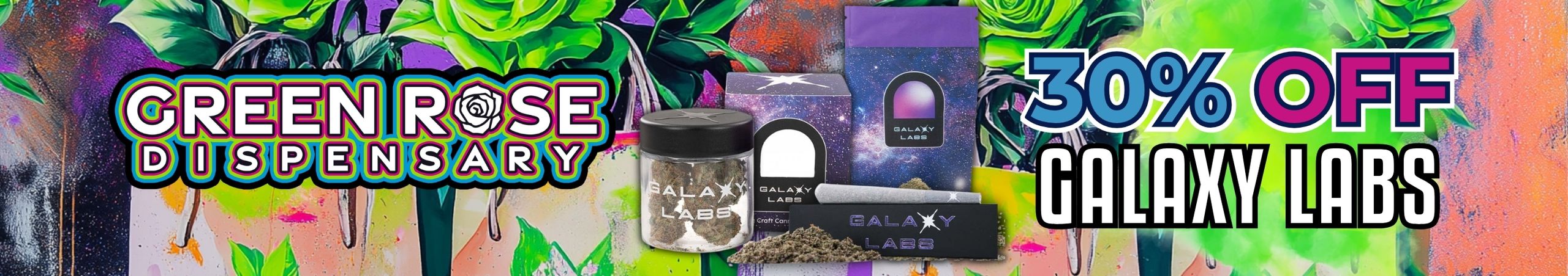 Cannabis Promo, Cannabis Sales, Cannabis Discounts, Cannabis on Sale, 30% Off Galaxy Labs!