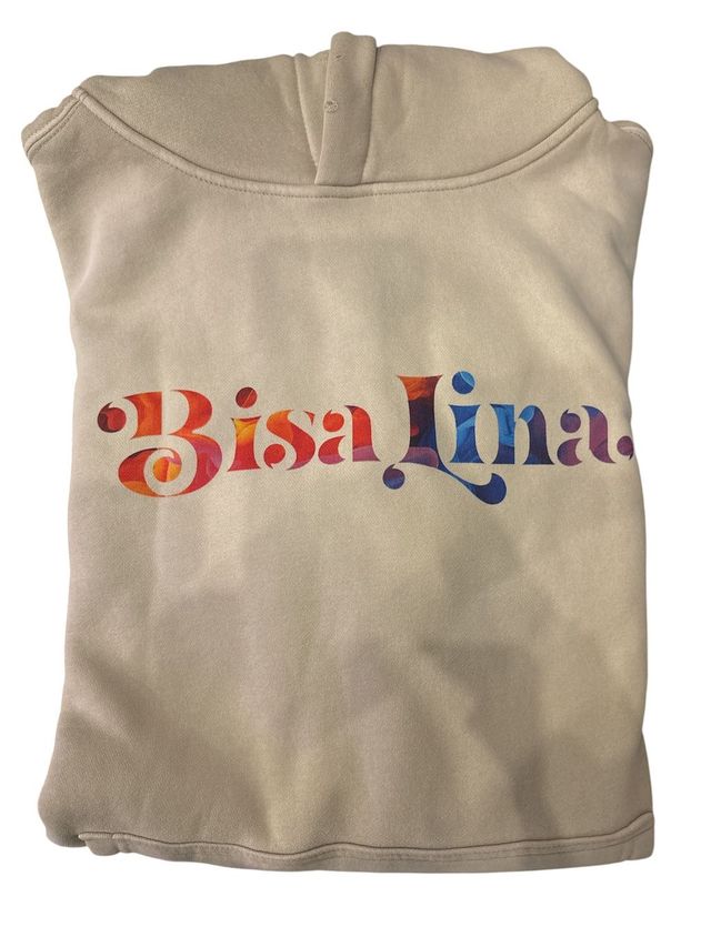 White & Rainbow Heavy Duty Sweatshirt Bisa Premium White & Rainbow Heavy Duty Sweatshirt Bisa Premium