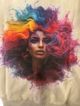 White & Rainbow Heavy Duty Sweatshirt Bisa Premium White & Rainbow Heavy Duty Sweatshirt Bisa Premium